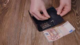 Практическая ключница из натуральной кожи ST Leather 22483 черная