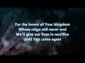 For The Honor - Elevation Worship w/ Lyrics