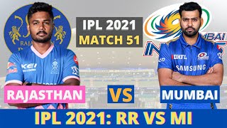 Live: Rajasthan vs Mumbai | RR Vs MI Live | IPL 2021 Live Scores & Commentary | IPL 2021|Sports live