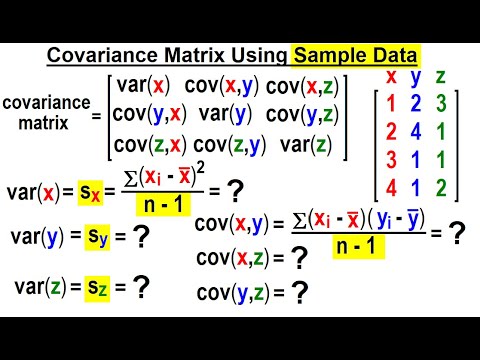 Covariance 1 of 17 What is Covariance in Relation to Variance and Correlation