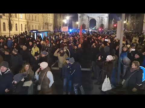 Umzug Demo Spaziergang Teil 1/3 München 22.12.21