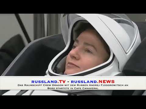 Das Raumschiff Crew Dragon mit dem Russen Andrej Fjodorowitsch an Bord startete in Cape Canaveral