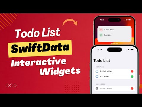 SwiftUI Minimal Todo List With SwiftData & Interactive Widgets - iOS 17 - Xcode 15 thumbnail