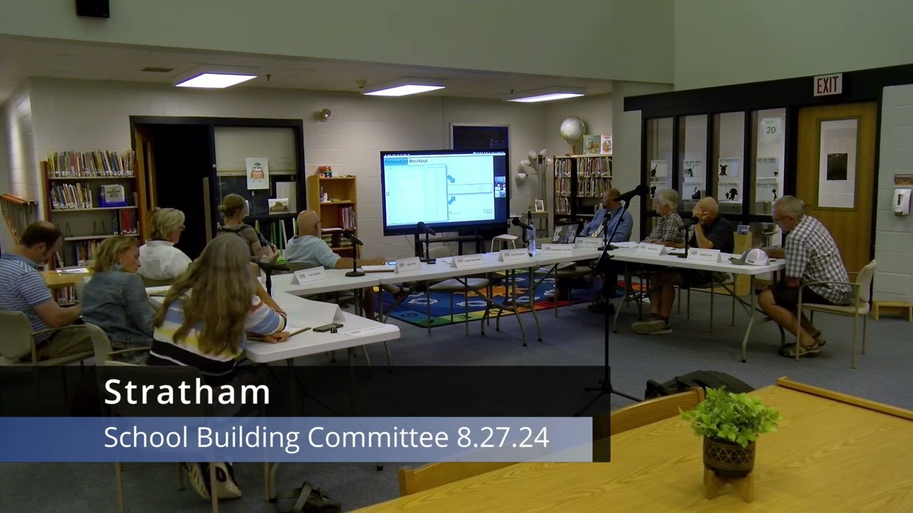 Stratham School Building Committee Meeting 8-19-24