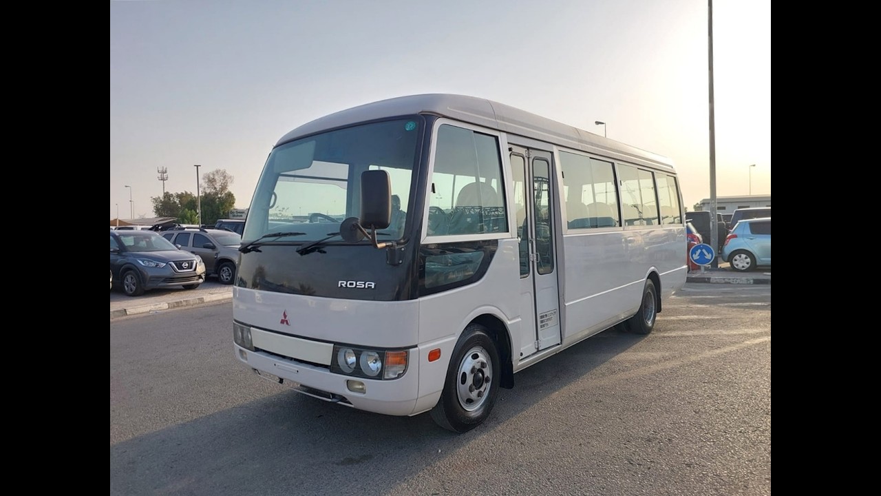 Mitsubishi Rosa 2004 MITSUBISHI ROSA BUS RHD DIESEL AUTOMATIC 4M51(PM300030) video