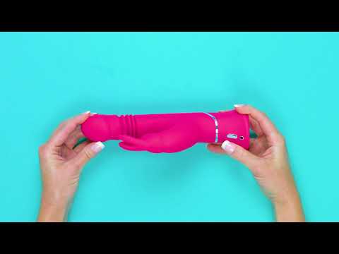 Happy Rabbit - Thrusting Realistic Yeni Nesil  Vibrator Pink