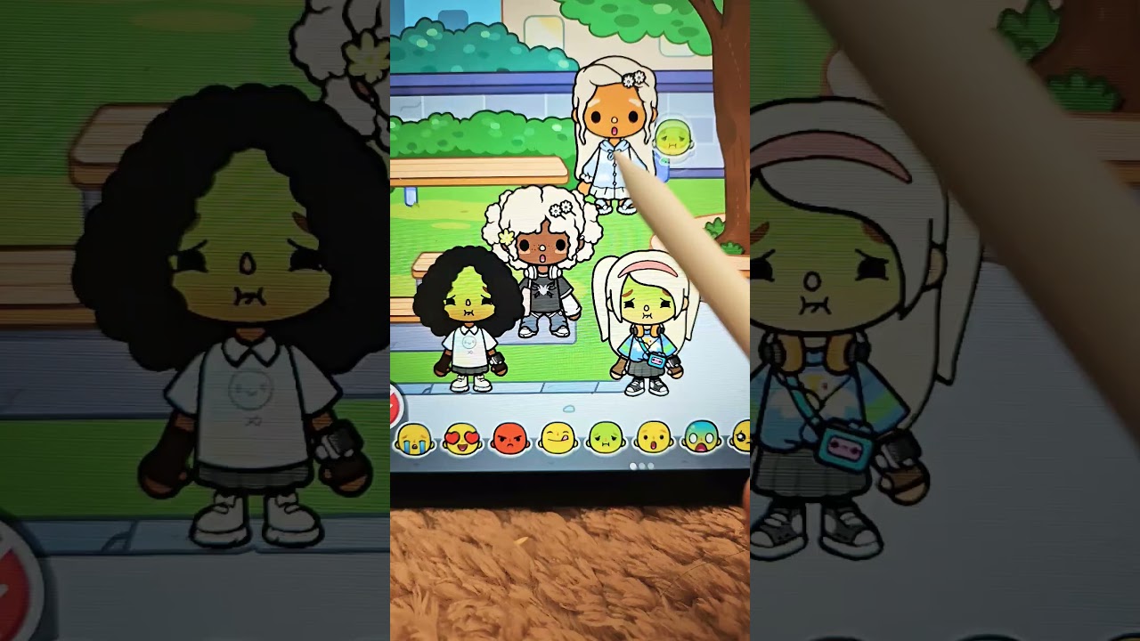 Look at her hair🫣 #tocaboca (old trend)