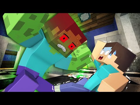 SPAWNER - Herobrine's CRAZY Potion - Herobrine VS Zombie | Minecraft Animation