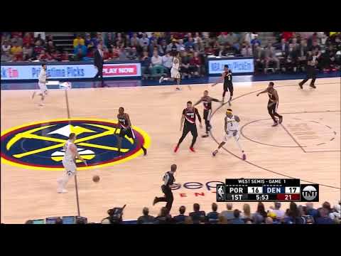 Nikola Jokic Full Game 1 Highlights vs Blazers 2019 NBA Playoffs - 37 Pts, 6 Ast, 9 Reb!