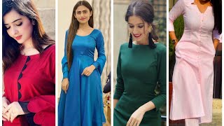 Plain fabric से बनाए डिजाइनर kurti ideas