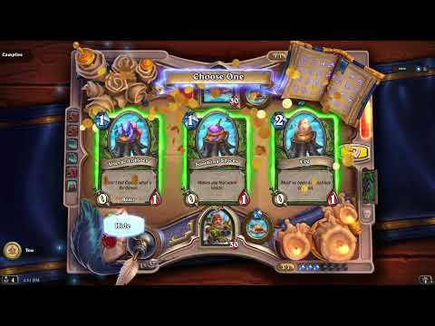Hearthstone - Book of Mercenaries - Tavish vs Campfire