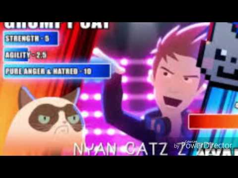 Grumpy Cat vs Nyan Cat rap battle