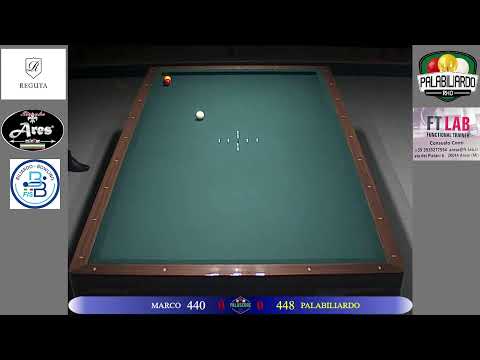 4 GIORNATA CAMPIONATO REGIONALE A SQUADRE - PALABILIARDO BLACK VS  MARCO  BILIARDO 12