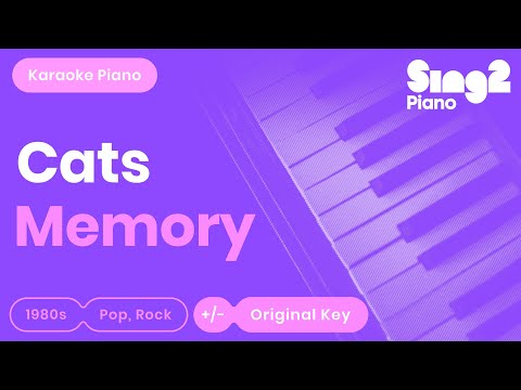 Memory Karaoke - Cats | Elaine Paige (Karaoke Piano)