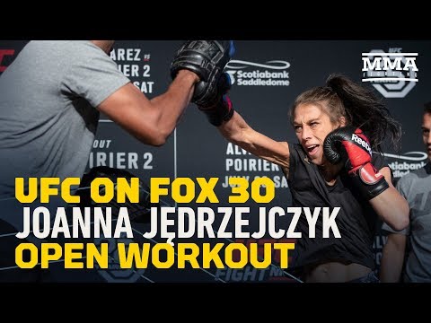 Joanna Jedrzejczyk UFC on FOX 30 Open Workout Highlights - MMA Fighting