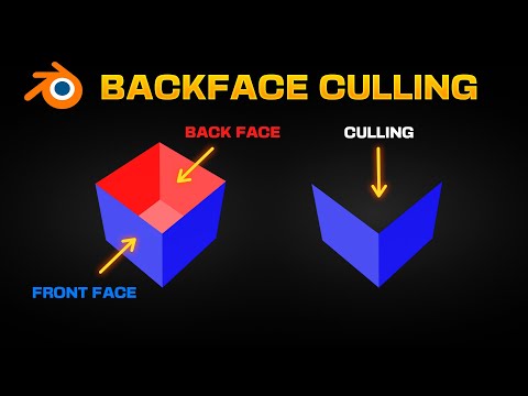 What is BACKFACE CULLING in Blender?