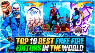 Top 10 Best Free Fire Editors in the World  Free F