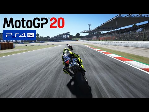 MotoGP 20 Gameplay PS4 Pro - Rossi at Catalunya