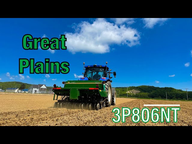 動画のサムネイル画像：Great Plains 不耕起ドリル 3P806NT