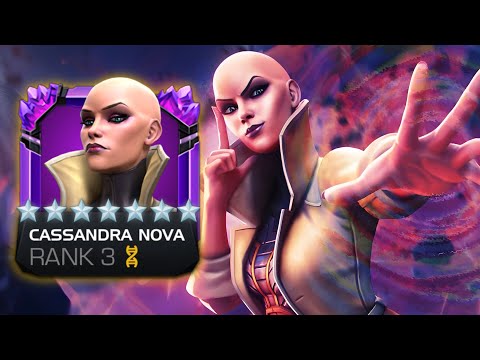 CASSANDRA NOVA Analysis IN RANK 3💥⚔️ ! 🎮How to Play! | Is it worth ranking up in MCOC? 🔥