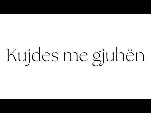 Kujdes me gjuhën – Hoxhë Llukman R. Nebiu