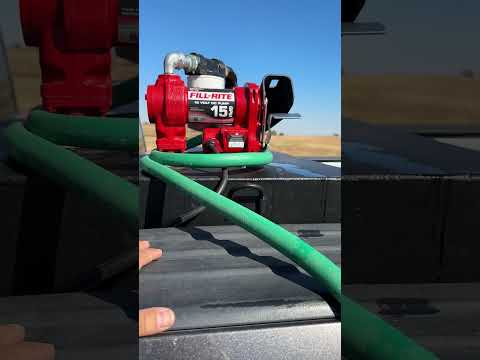 Fill-rite fuel pumps are the way to go! #shortsvideo #diesel #fuelpump #fueltank