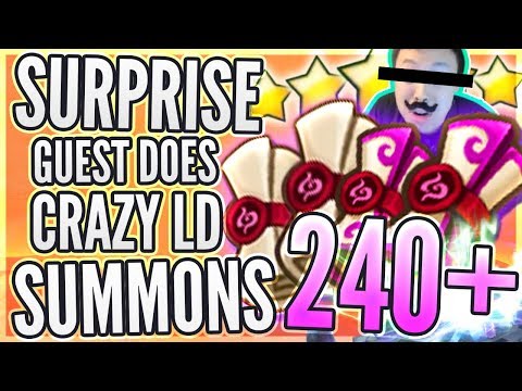240+ LD Scroll SUMMON Session?! SURPRISE Guest ?! - CRAZY Lightning & OP Runes! - Summoners War