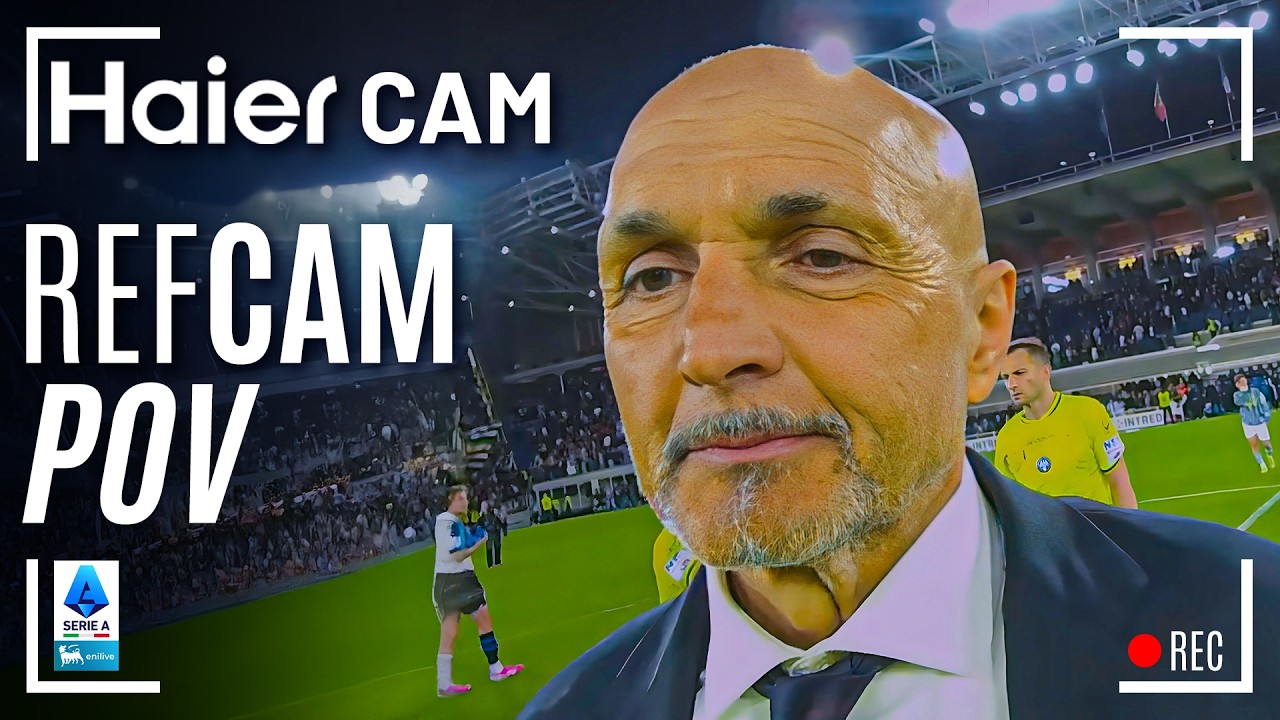 HAIER CAM | REF CAM POV: You Are The Referee in Atalanta-Juventus | Serie A 2025/26