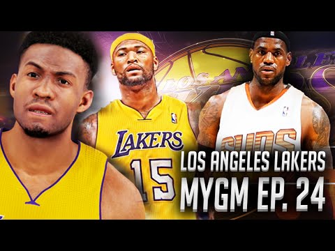 NBA2K16 Lakers MyGM Ep. 24 - New L.A Squad Facing LeBron James & Derrick Rose!