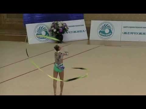 Bernatavichute Ekaterina ribbon  Championship of Russia 2013 All-around