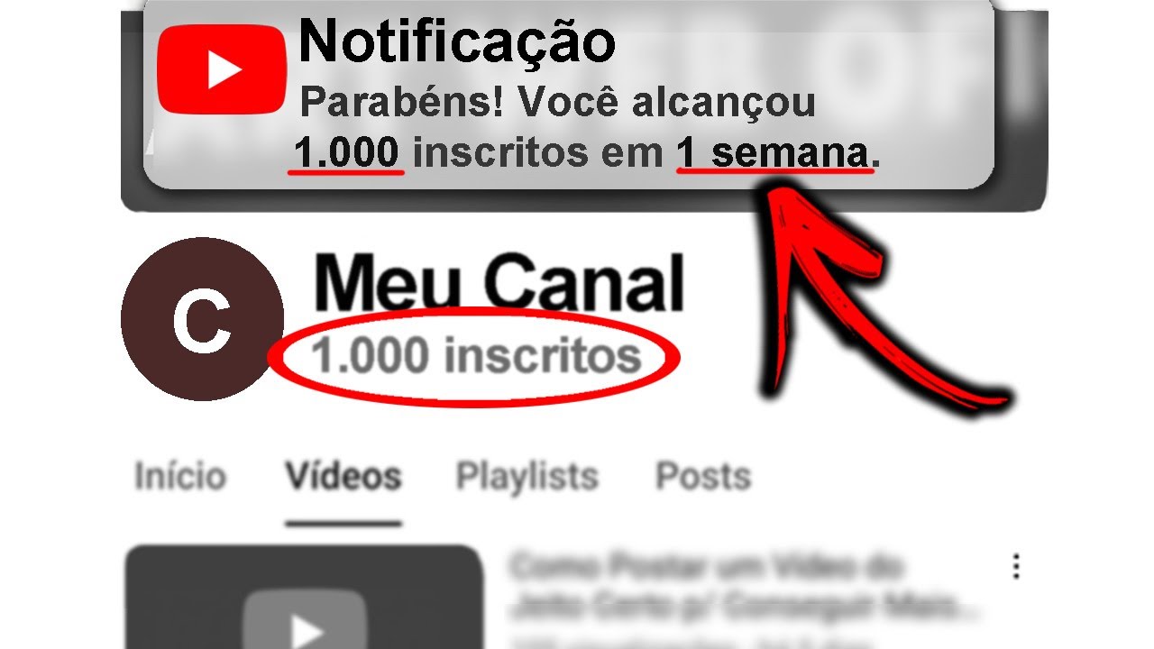 Faça Isso Se Você Não Consegue Chegar aos MIL INSCRITOS no Seu Canal do YouTube!