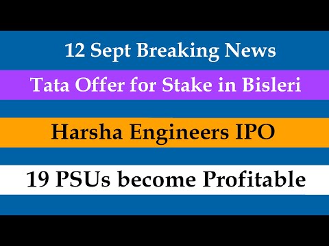 12 September 2022 - English Breaking News & Stock Market Update