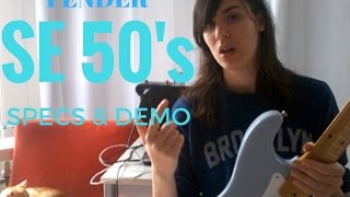 Video thumbnail for Fender Special Edition 50's strat - Specs & Demo by Jako Drums