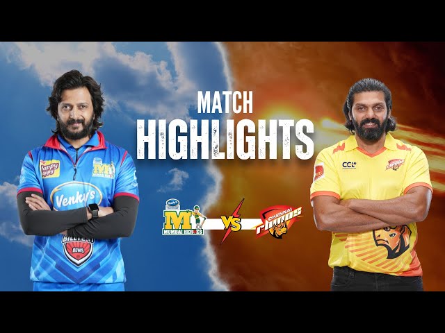 Mumbai Heroes vs Chennai Rhinos | Thrilling Match Highlights & Key Moments | CCL