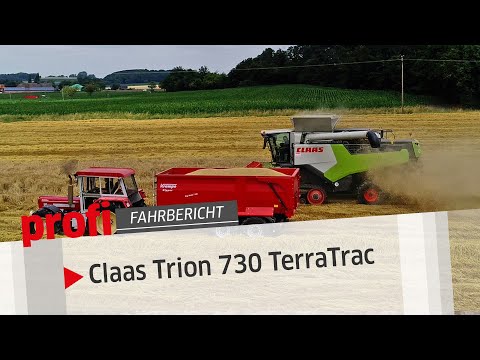 Claas Trion 730 TerraTrac: Tucano + Lexion = Trion | profi #Fahrbericht