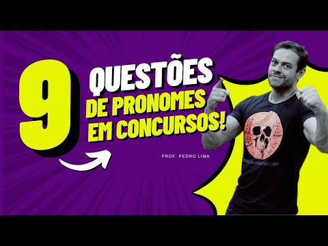 PRONOMES EM CONCURSOS - RESOLVENDO QUESTÕES!
