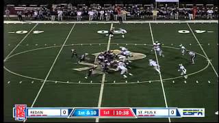 St. Pius X #18 Reed Egan 49yd QB Keeper TD rush