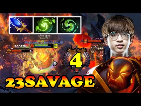 23SAVAGE EMBER SPIRIT 18 REMNANTS INCREDIBLE 2 REFRESHER PLAY | DOTA2ORBS
