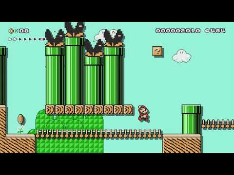 Cannon Koopa Canyon by Matt - Super Mario Maker - No Commentary 1br