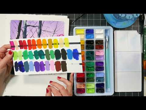 The most aesthetic paint ever! Himi twin cup jelly gouache review
