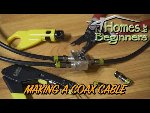 How to Make a Coax Cable with Compression Connectors