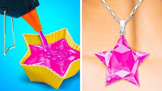 DIY TRENDY JEWELRY & ACCESSORIES EASILY AT HOME: GLUE GUN, RESIN & 3D PEN IDEAS