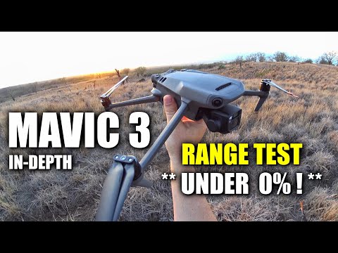 DJI Mavic 3 RANGE TEST to BELOW 0% - How Far Will it Go?  This is Unbelievable!!