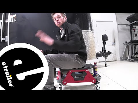 etrailer | Powerbuilt Heavy Duty Rolling Seat with Organizer: The Breakdown
