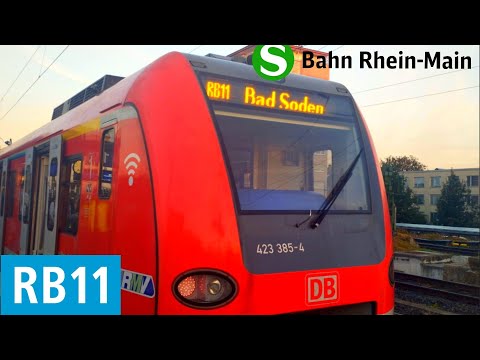 EX-S3/RB13? | RB11 (Sodener Bahn) Frankfurt-Höchst - Bad Soden | Führerstandsmitfahrt(2te K.Sicht)