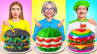 Me vs Grandma Cooking Challenge | Funny Food Hacks by Super Hyper DO