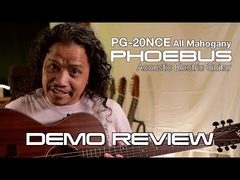 PHOEBUS PG-20NCE Acoustic Guitar Demo | TAGLISH, no English subs