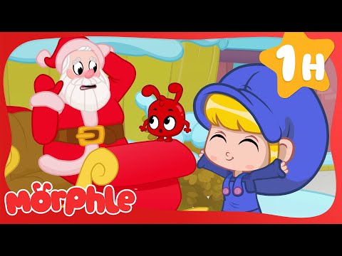 Oh No! Santa is Sick 🎅💤 | Christmas Adventure with Morphle | Moonbug Kids - Fun Stories and Colors