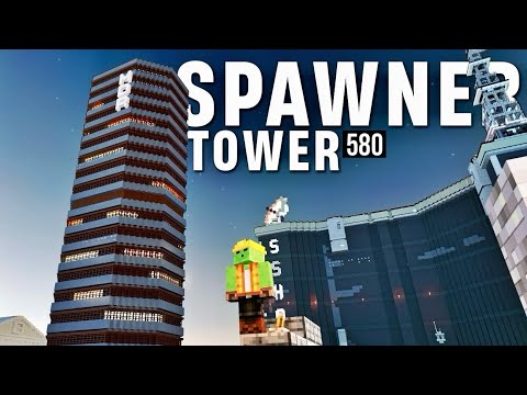 Insane Sky Mob Spawner in Minecraft 580!