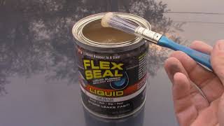 Ford F250 Water Leak on Drivers Floor : Repair Pick Up Truck Cab Water Leak With Flex Seal